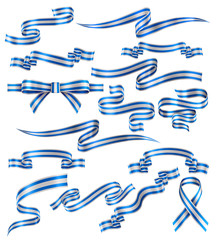 Set of Israeli Ribbons