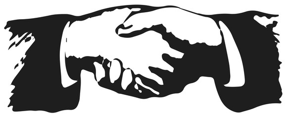 Shaking hands #isolated #vector