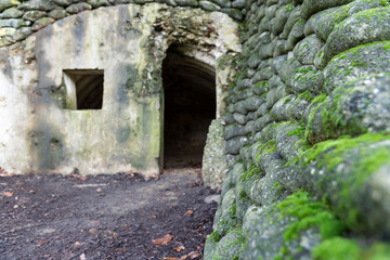 ruins of an old house