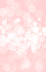 Pink blurred bokeh background,white circles, baby, holiday, fun
