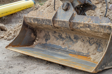Park bench in winter