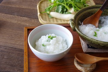七草粥　お粥　粥　