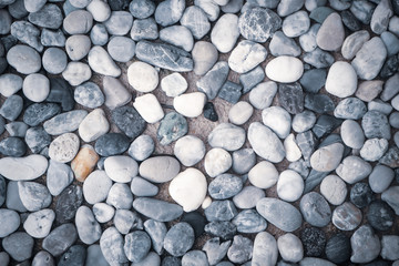 Background texture from colour small stones pebbles sea beach nature background
