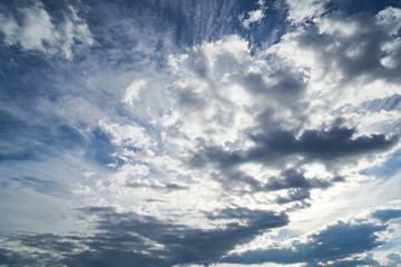 Sky and clouds background