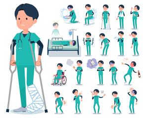 flat type surgical doctor men_sickness