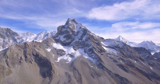 Besso Zinal Switzerland - Aerial 4K