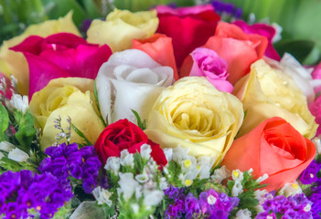Bunch gift flowers