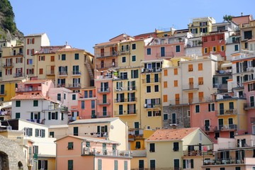 Fototapeta na wymiar Manarola, an ancient village of the Cinque Terre