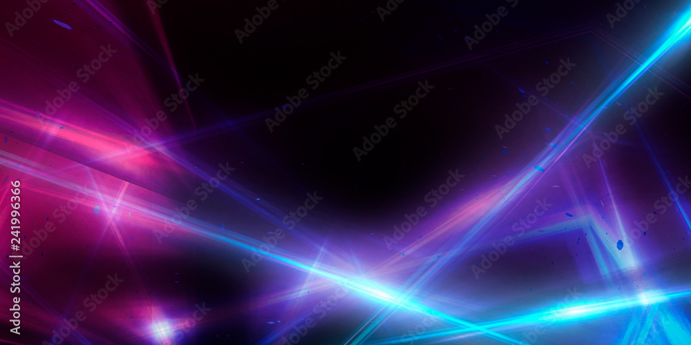 Poster abstract background with lines and glow