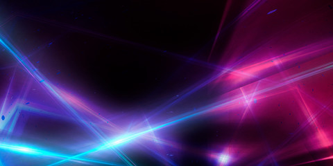 Abstract background with lines and glow