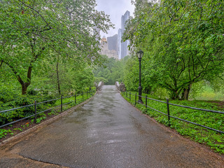 Obraz premium Central Park, New York City in spring