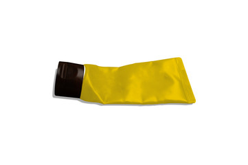 Cream tube yellow