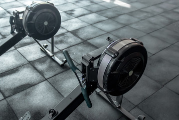 two rower crossfit equipament