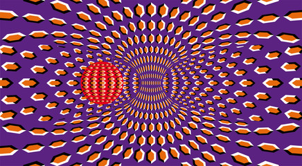 Optical Illusion clipart ball. Optical motion illusion