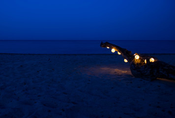 Lichter am Strand