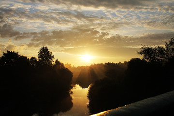  sunrise on the river