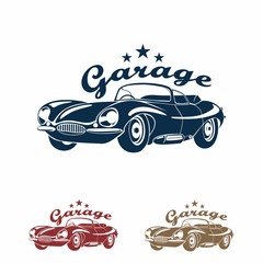 Classic Retro Car Logo