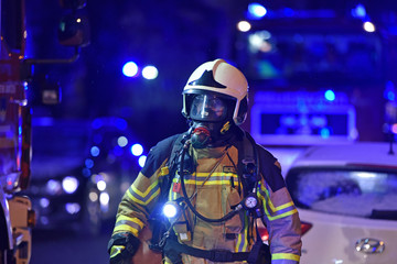 Bautzen/Sachsen - K&uuml;che brennt aus