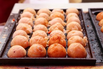 Takoyaki is Japanese snack
