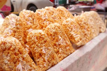 Popcorn in the market