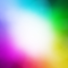 Rainbow colors blur