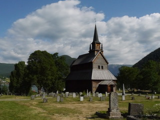 Fototapeta na wymiar Stabskirche Norwegen