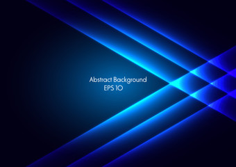 Abstract blue light  concept of future background. illustration vector design