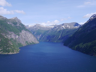 Obraz premium Fjord Norwegen