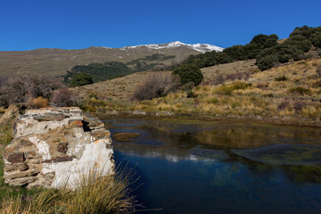 Fototapeta na wymiar Invierno en Sierra Nevada