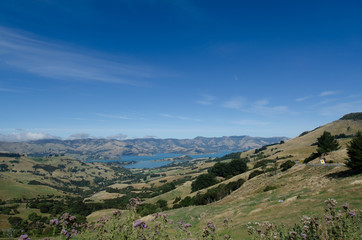 Fototapeta na wymiar mountain lake landscape