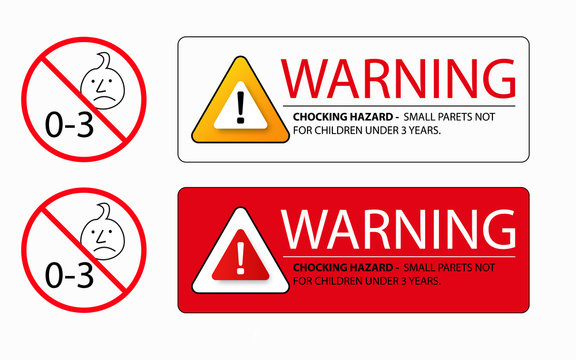 choking hazard warning sign