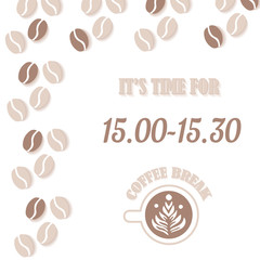 Coffee break banner