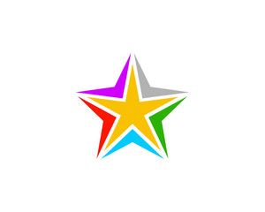 Star Logo Vector Template Design Illustration