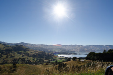 mountains sky landscape