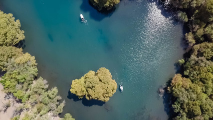 Camecuaro Lake in Michoacan Mexico