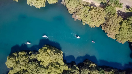 Camecuaro Lake in Michoacan Mexico