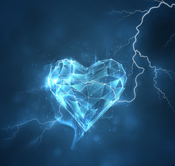 set of vector bulk hearts for holiday