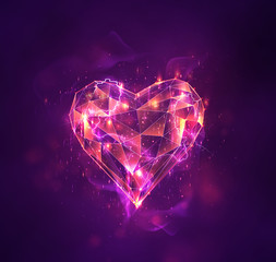 Fototapeta premium set of vector bulk hearts for holiday