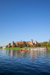 River View of the Wawel Castle in Krakow