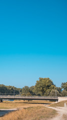 Smartphone HD wallpaper of beautiful view near Plattling - Isar - Bavaria - Germany