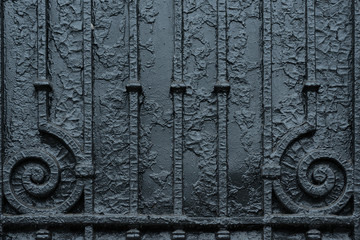 black background peeling paint