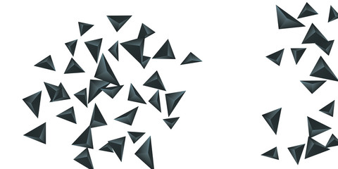 Triangle background. Abstract composition of triangular pyramids. © niko180180