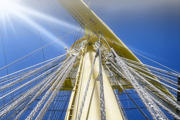 the Sailboat mast