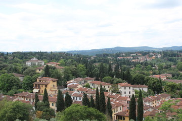 Fototapeta premium Cityscape, Florence roof tops
