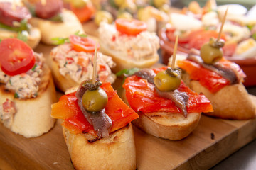 Tapas or antipasto starters