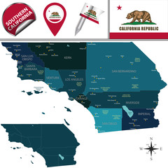 Map of Southern California