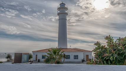 the lighthouse of Torrox Spain