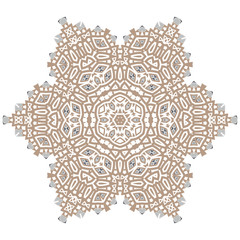 Mandala. Ethnicity round ornament. Ethnic style. Elements for invitation card. Oriental circular pattern, lace background. Cards,brochures,covers. Arabic, Islamic,asian, indian native african motifs.