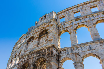 Obraz premium colosseum in Croatia, Pula