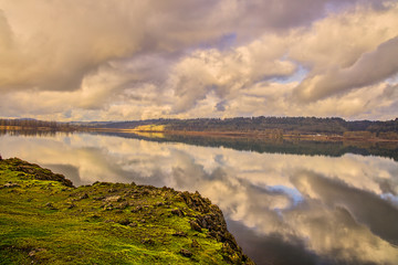 Calm water on a river